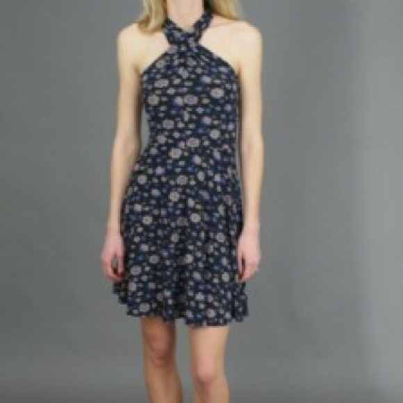 Free People Dresses & Skirts - Free people floral print crisscross dress